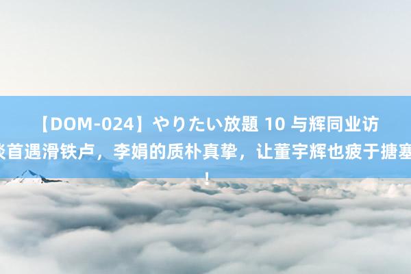 【DOM-024】やりたい放題 10 与辉同业访谈首遇滑铁卢，李娟的质朴真挚，让董宇辉也疲于搪塞！